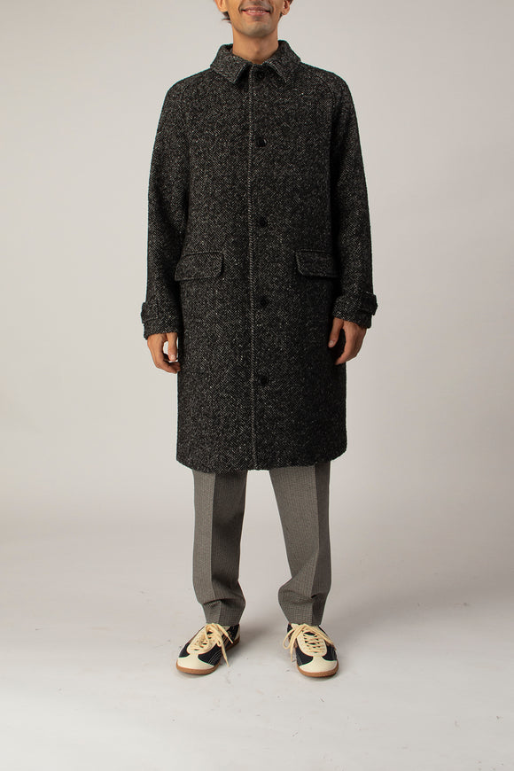  Cappotto Alpaca Spina Sebago Uomo Grigio - 1
