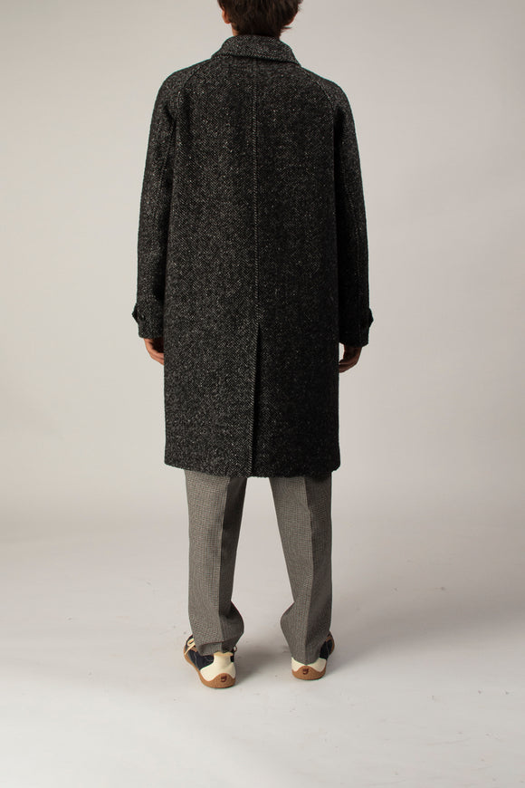  Cappotto Alpaca Spina Sebago Uomo Grigio - 3