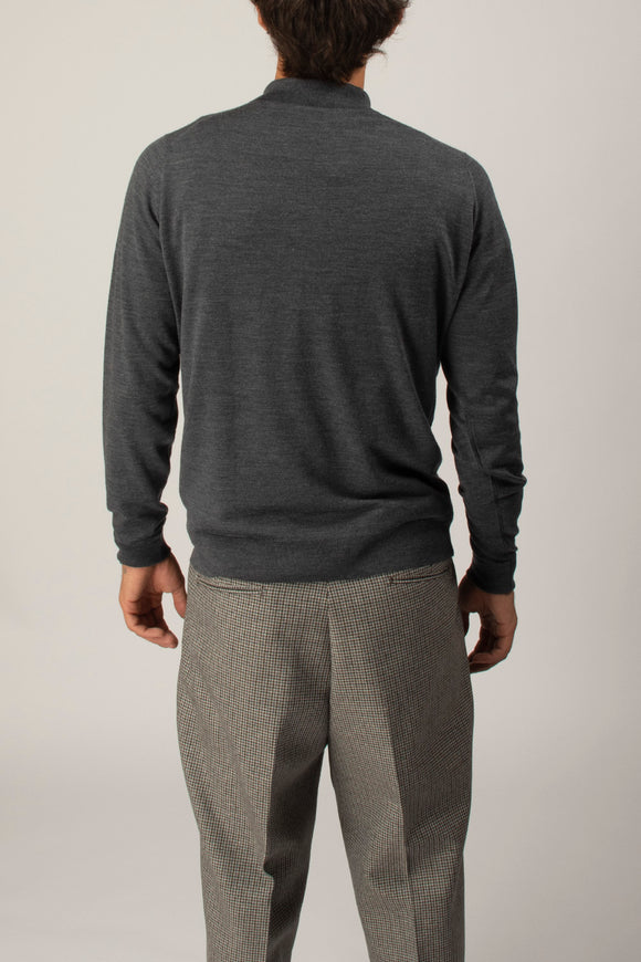  Polo Dorset John Smedley Uomo Grigio - 5