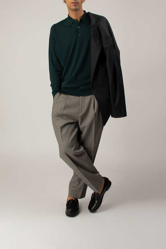  Polo Dorset John Smedley Uomo Verde - 3