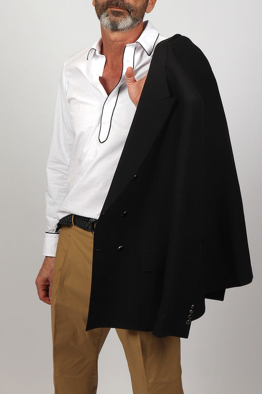 Camicia a Polo Piping