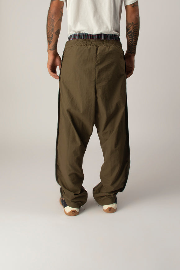  Pantalone Paracadute Doppiato N°21 Uomo Verde - 5