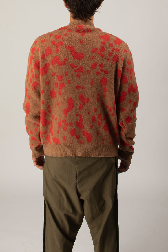  Maglia Bolle Jacquard N°21 Uomo Beige - 5