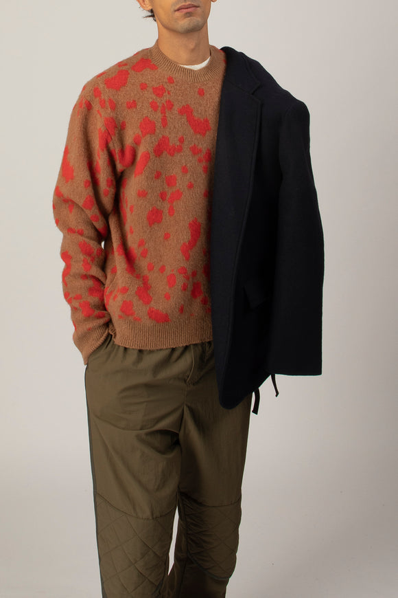  Maglia Bolle Jacquard N°21 Uomo Beige - 1