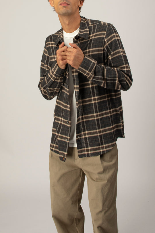 Camicia Check in Flanella