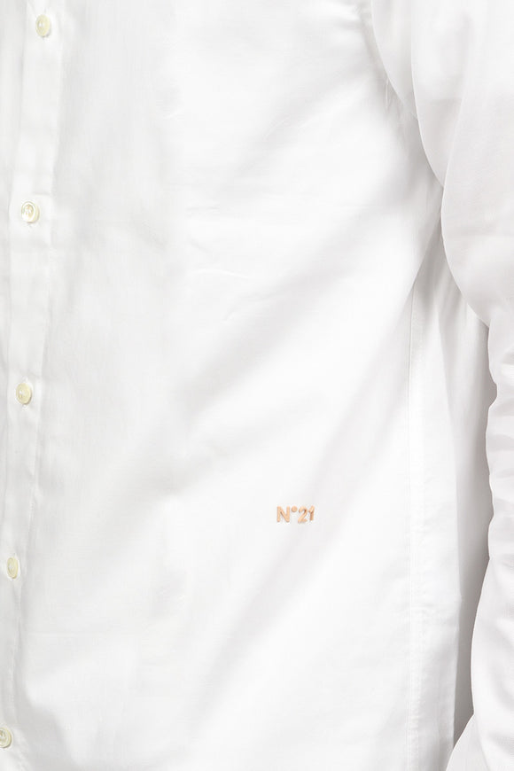  Camicia Oxford Logo N°21 Uomo Bianco - 6