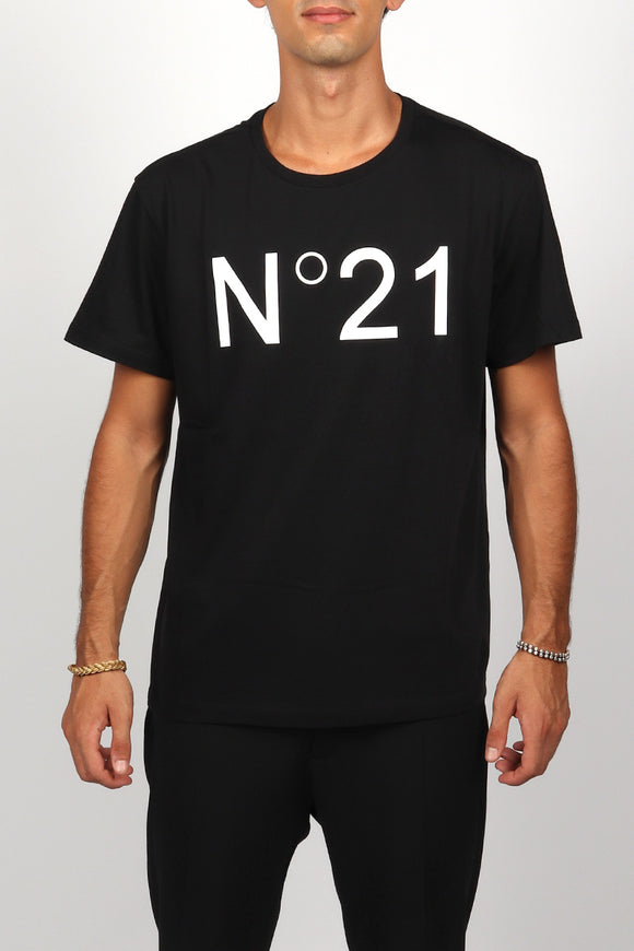  T-shirt Logo N°21 Uomo Nero - 2