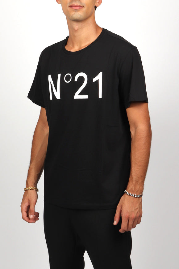  T-shirt Logo N°21 Uomo Nero - 4