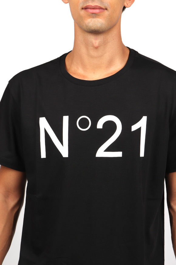  T-shirt Logo N°21 Uomo Nero - 6