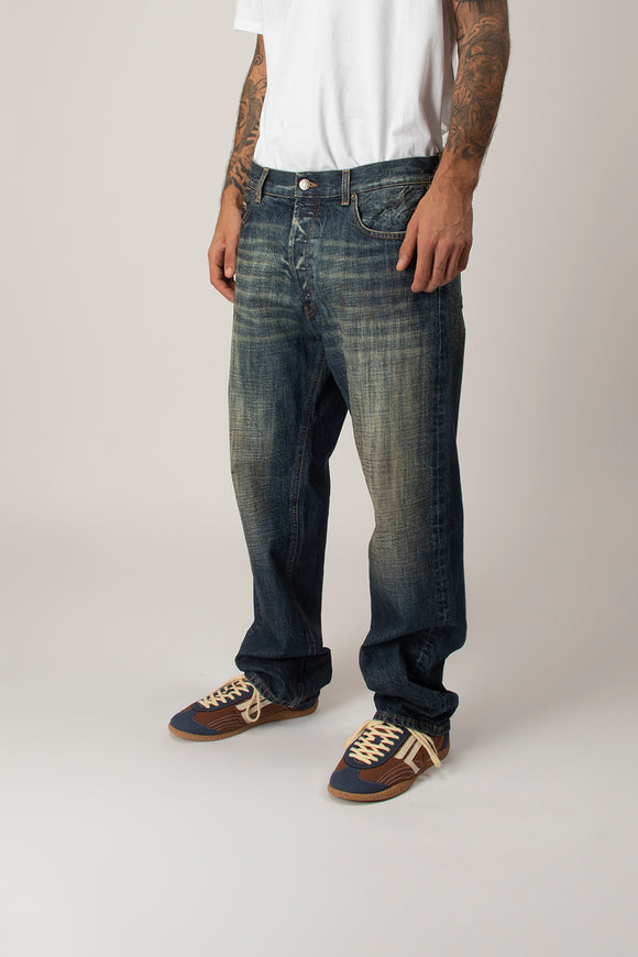  Jeans Yui Tela Giapponese Dondup Uomo Blu - 4