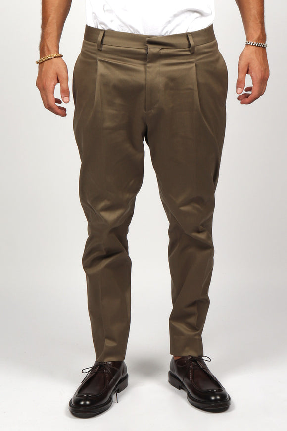  Pantalone Andy In Gabardina Be Able Uomo Marrone - 2