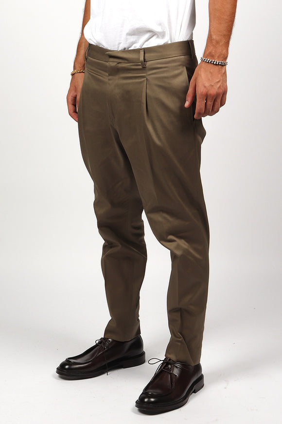  Pantalone Andy In Gabardina Be Able Uomo Marrone - 4