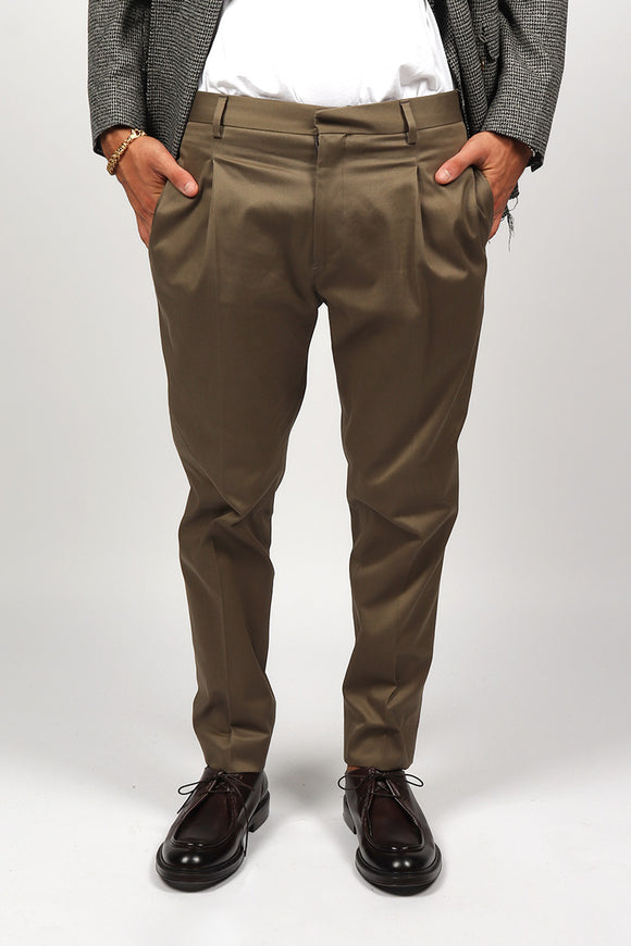  Pantalone Andy In Gabardina Be Able Uomo Marrone - 1