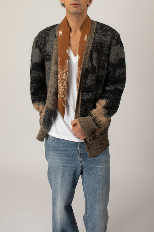 Cardigan Jacquard Alpaca