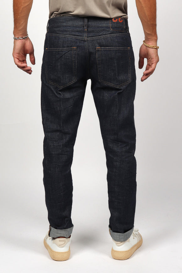  Jeans Icon Crudo Dondup Uomo Blu - 5