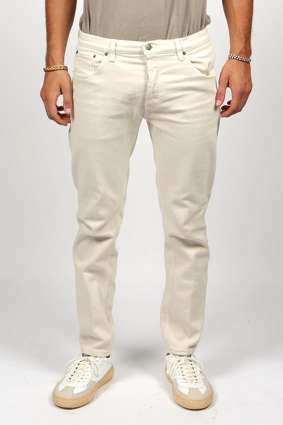  Jeans Brighton In Bull Dondup Uomo Bianco - 2