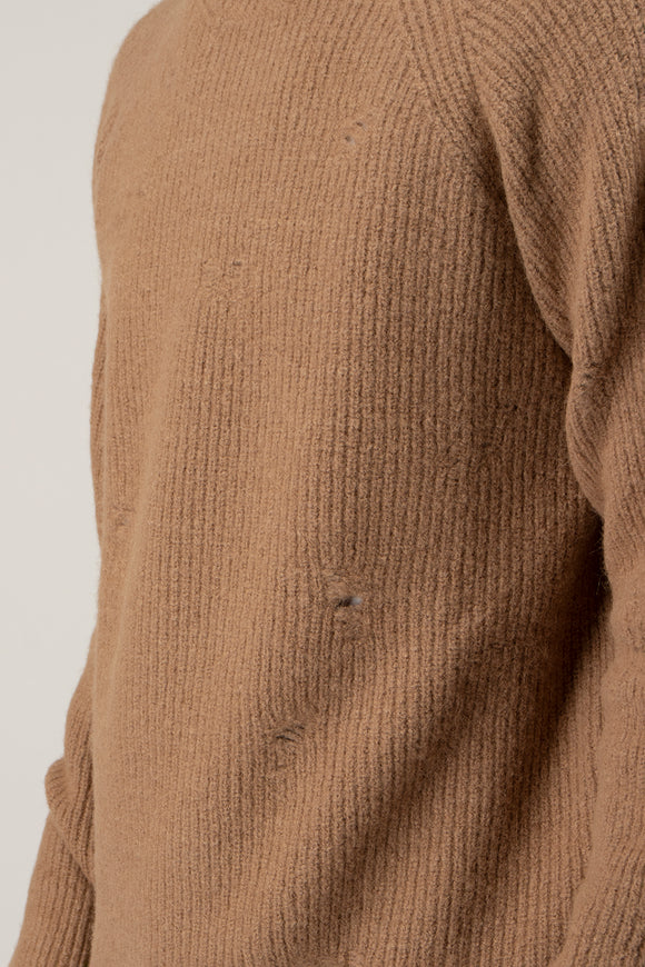  Maglia English Rib Rotture Laneus Uomo Beige - 6