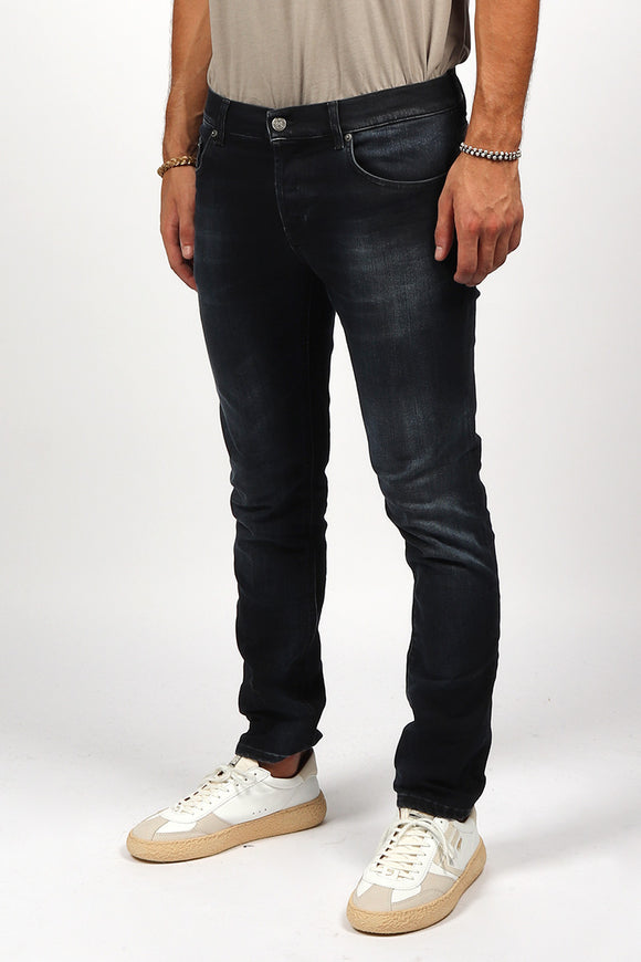  Jeans Mius Blu Black Dondup Uomo - 4