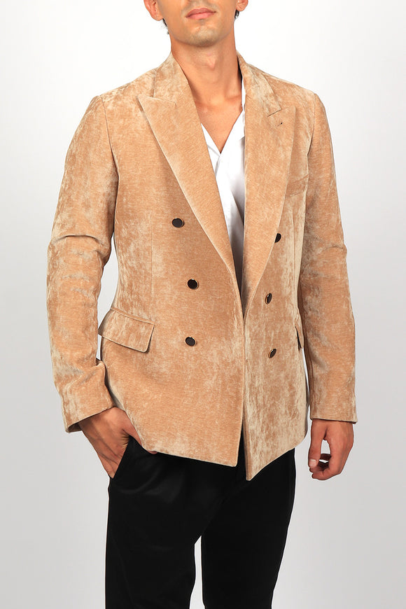  Giacca Ciniglia Honey Reveres 1949 Uomo Beige - 1