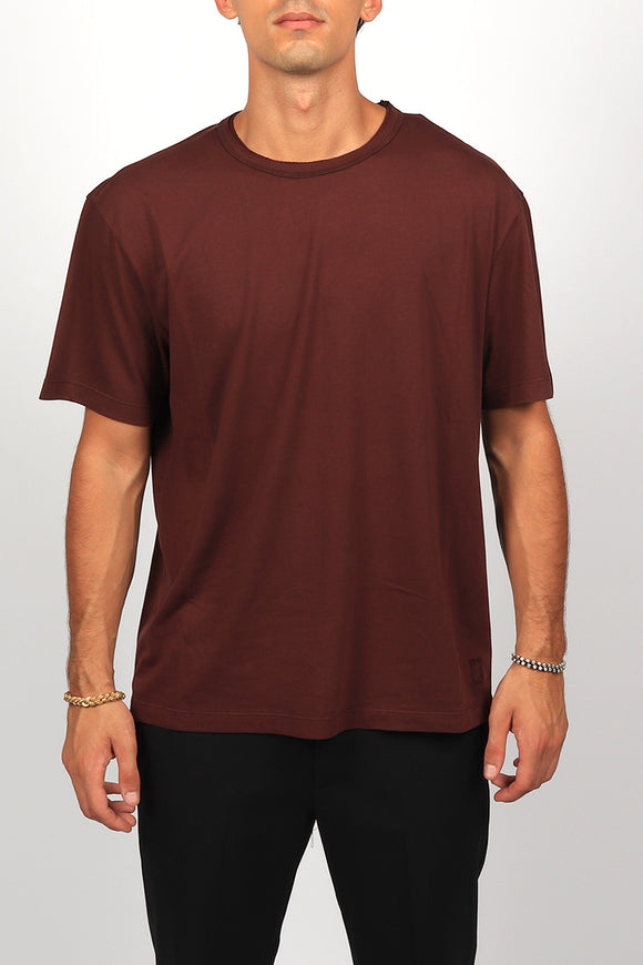  T-shirt Girocollo Grifoni Uomo Rosso - 2