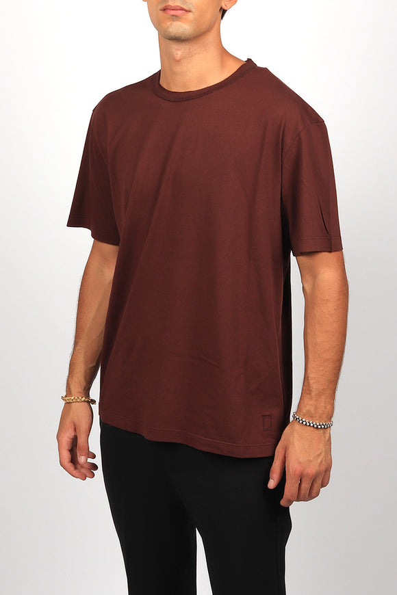  T-shirt Girocollo Grifoni Uomo Rosso - 4