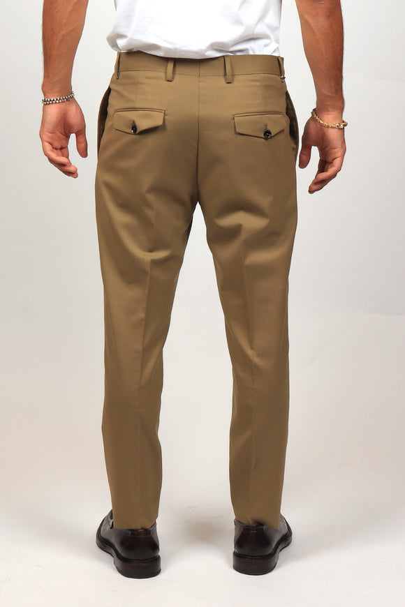  Pantalone Andy In Misto Lana Be Able Uomo Beige - 5