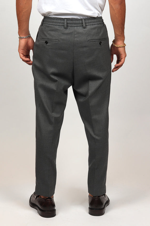  Pantalone Dominique In Lana Be Able Uomo Grigio - 5