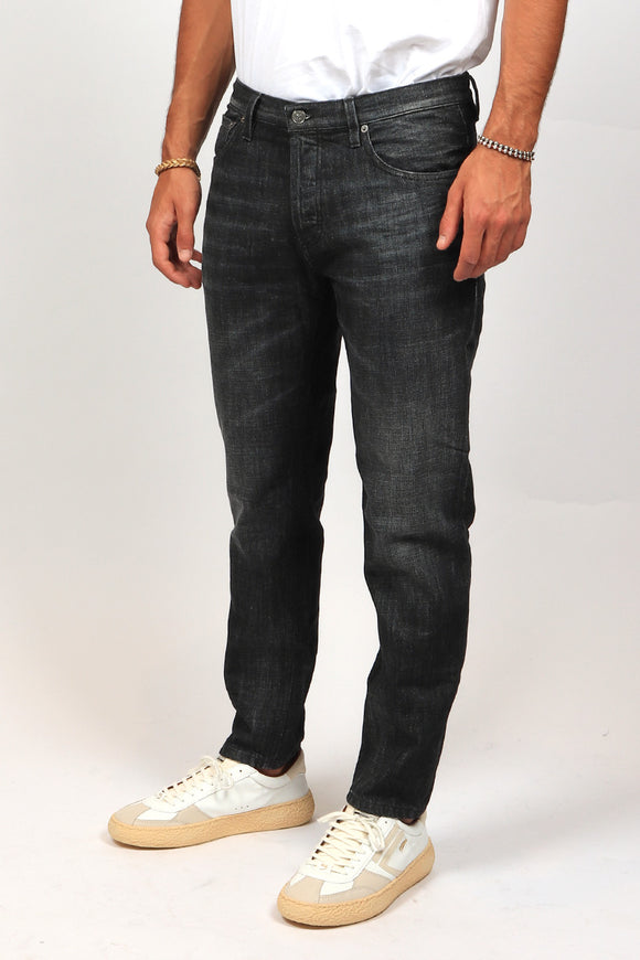  Jeans Brighton Baffi Blk Dondup Uomo Grigio - 4