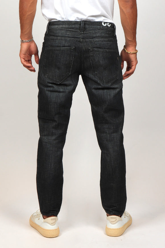  Jeans Brighton Baffi Blk Dondup Uomo Grigio - 5