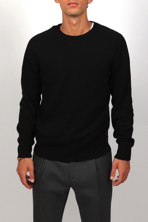  Maglia Cashmere Grifoni Uomo Nero - 2