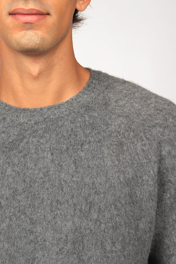  Maglia Lana E Cashmere Avant Toi Uomo Grigio - 6