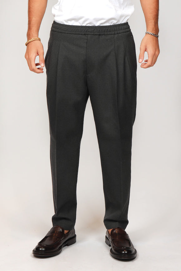  Pantalone Baddy In Fresco Di Lana Be Able Uomo Grigio - 2