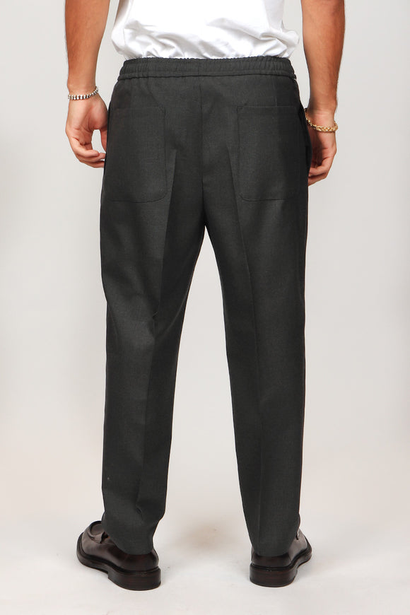  Pantalone Baddy In Fresco Di Lana Be Able Uomo Grigio - 5