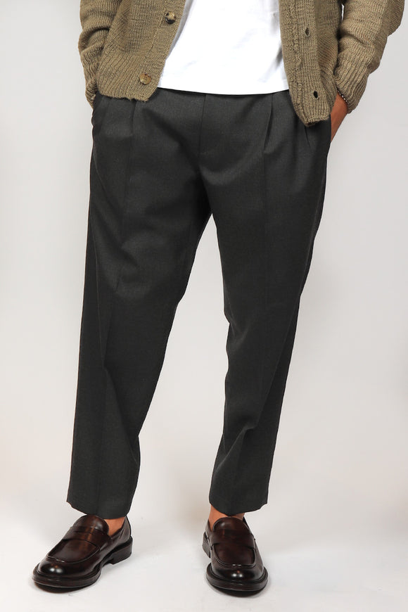  Pantalone Baddy In Fresco Di Lana Be Able Uomo Grigio - 1