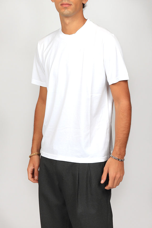  T-shirt Girocollo Covert Uomo Bianco - 2