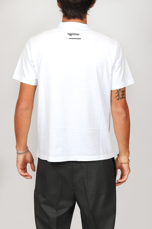  T-shirt Girocollo Covert Uomo Bianco - 3