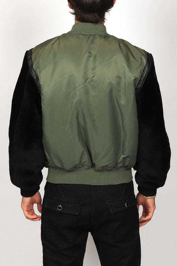  Bomber Fur Dacute Uomo Verde - 5