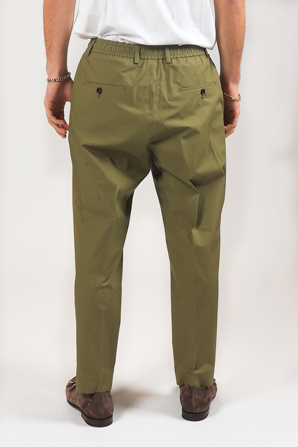  Pantalone Dominique In Popeline Be Able Uomo Verde - 5