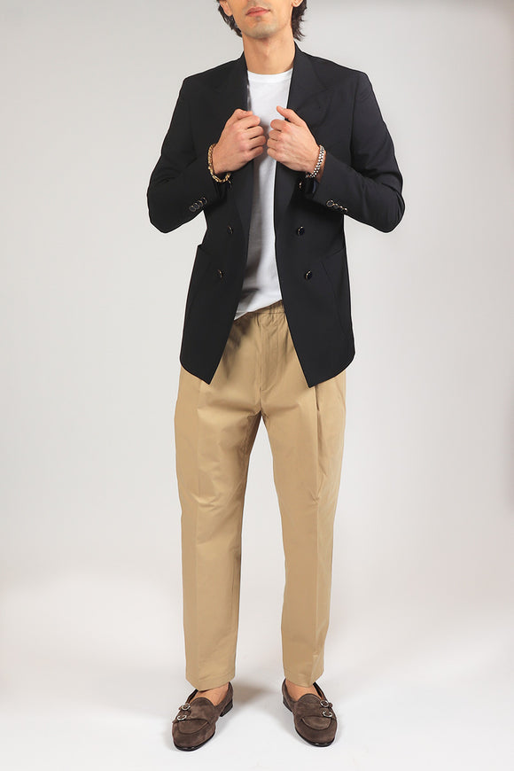  Pantalone Baddy In Gabardina Be Able Uomo Beige - 3