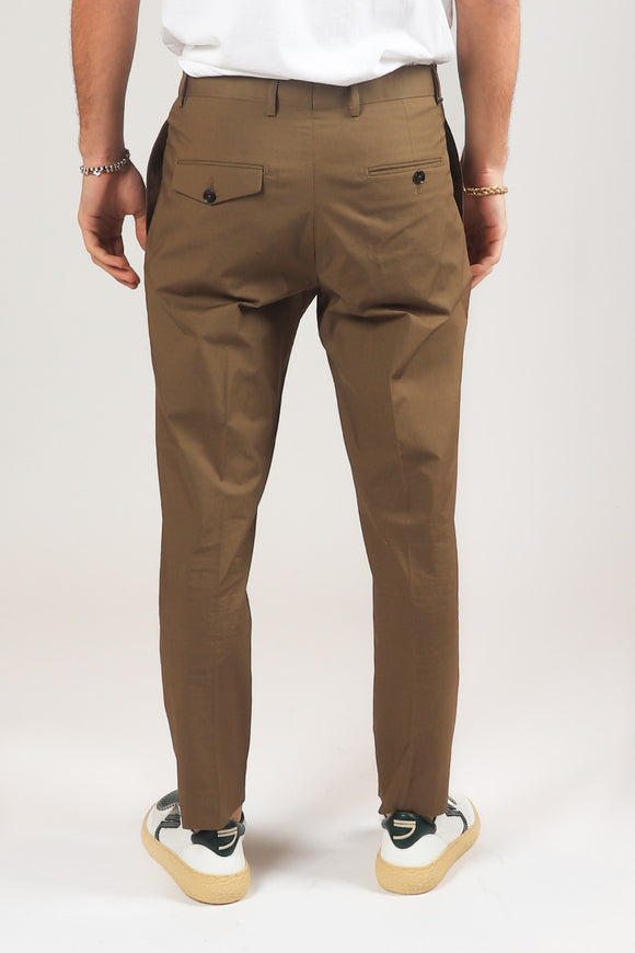  Pantalone Andy In Popeline Be Able Uomo Beige - 5