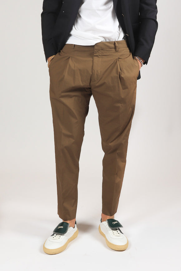  Pantalone Andy In Popeline Be Able Uomo Beige - 1