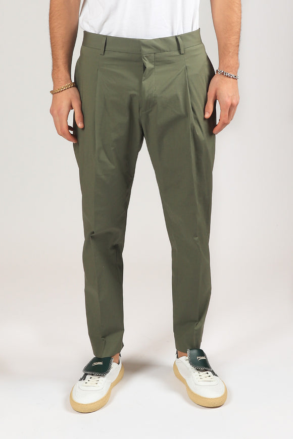  Pantalone Andy In Popeline Be Able Uomo Verde - 2