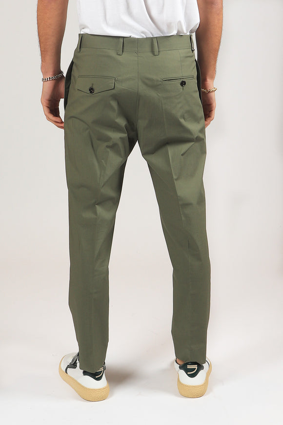  Pantalone Andy In Popeline Be Able Uomo Verde - 5