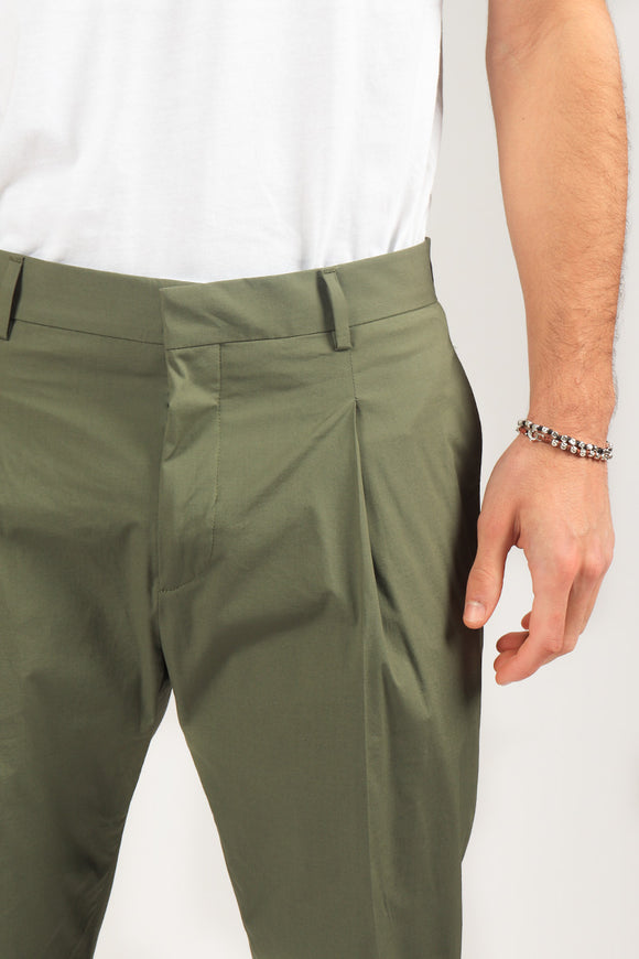  Pantalone Andy In Popeline Be Able Uomo Verde - 6