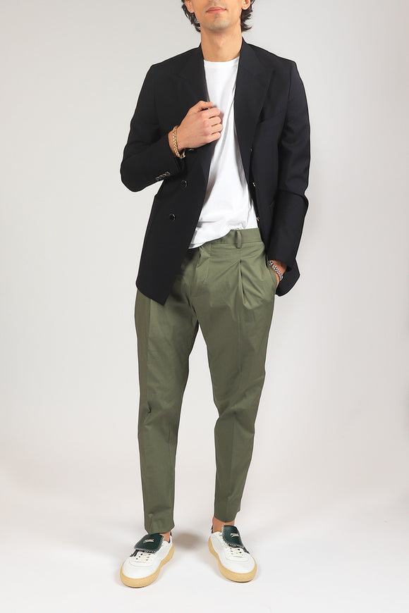  Pantalone Andy In Popeline Be Able Uomo Verde - 3