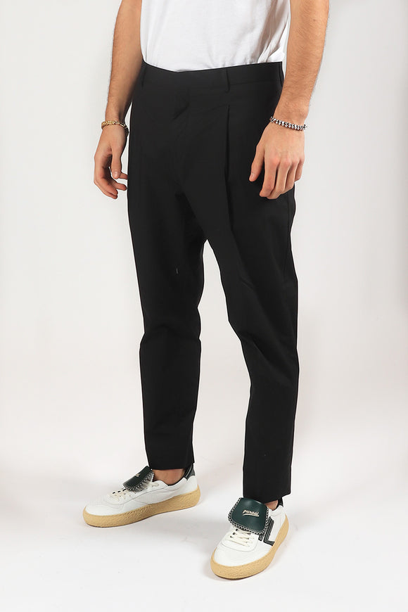  Pantalone Andy In Popeline Be Able Uomo Nero - 4