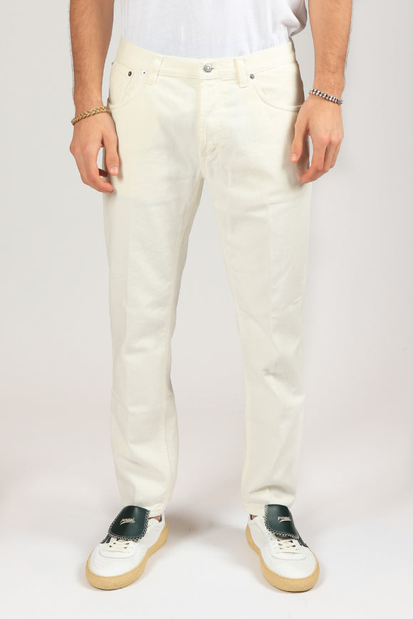  Jeans Brighton In Bull Dondup Uomo Bianco - 2