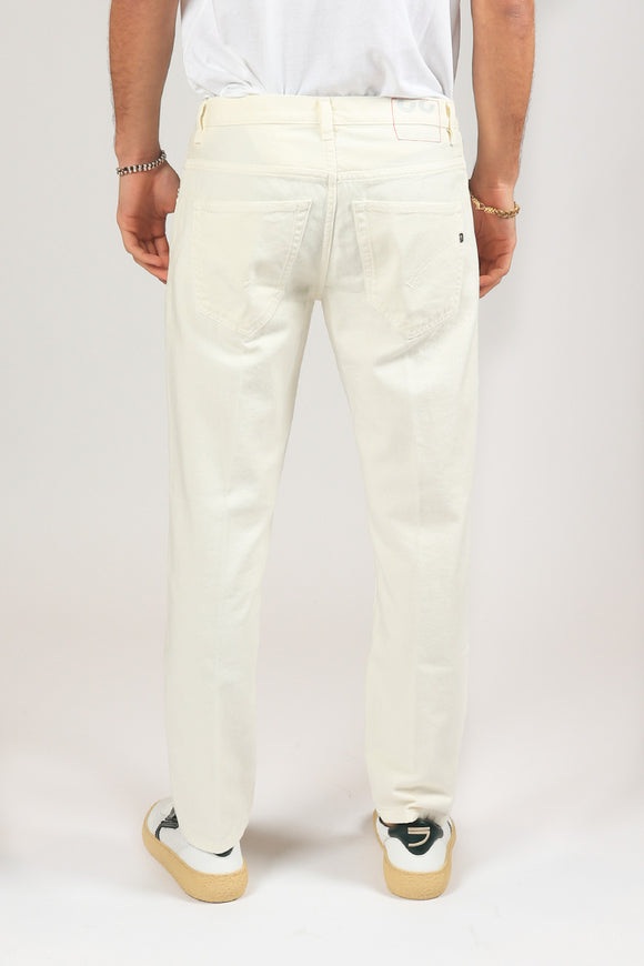  Jeans Brighton In Bull Dondup Uomo Bianco - 5