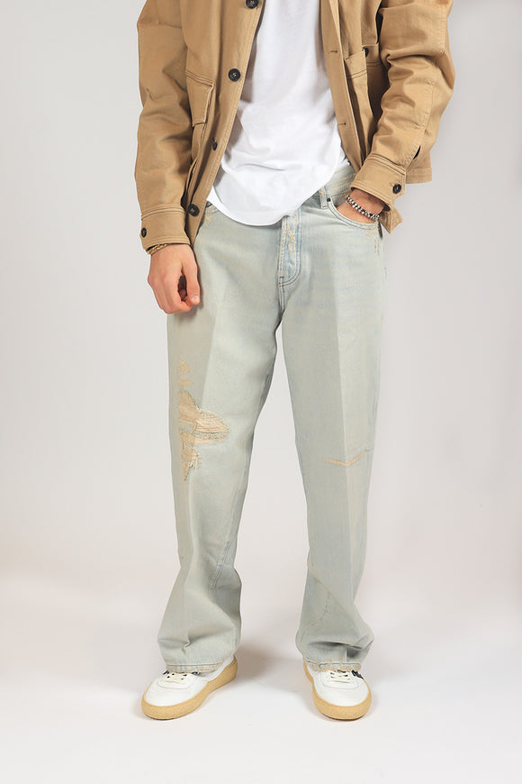  Jeans Akron Smerigliato Don The Fuller Uomo Azzurro - 1