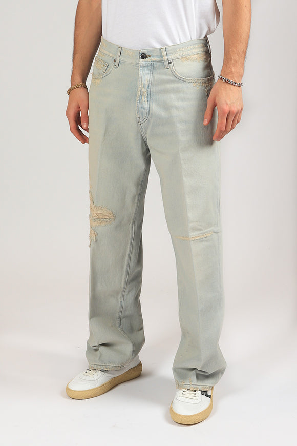  Jeans Akron Smerigliato Don The Fuller Uomo Azzurro - 4